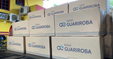 Águas Guariroba doa mais de 2,8 mil copos de água ao Corpo de Bombeiros para ações de suporte na Bahia