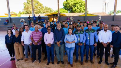 Águas Guariroba lança obras do programa Escola Saneada em Rochedinho