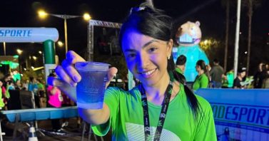 Com área de descanso e muita água gelada, Águas Guariroba participa da Corrida do Sicredi