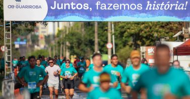 Com 144 mil copos de água, bebedouro e chuveirões, Águas Guariroba garante hidratação de atletas na Corrida do Pantanal Com 144 mil copos de água, bebedouro e chuveirões, Águas Guariroba garante hidratação de atletas na Corrida do Pantanal